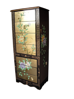 Gold Leaf Jewellery Armoire