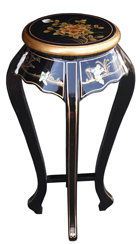 Black Lacquer Hall / Plant Stand