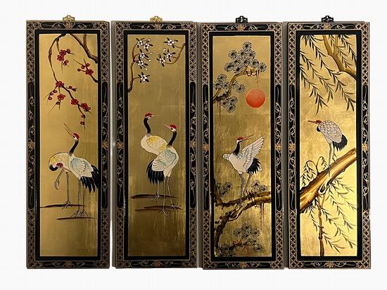 gold leaf Chinese wall art